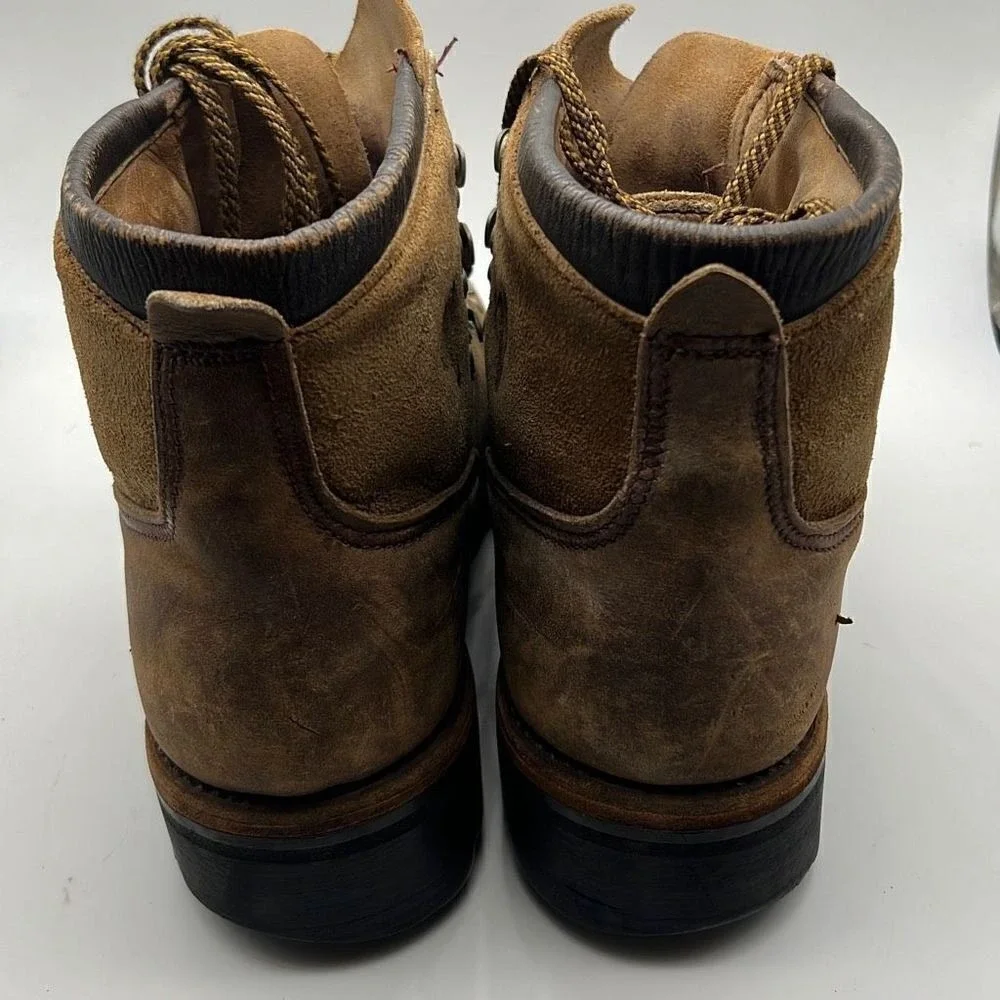 Vintage Hiking Leather Vibram Boots‎ Depose Montagna Men 6 mountaineering